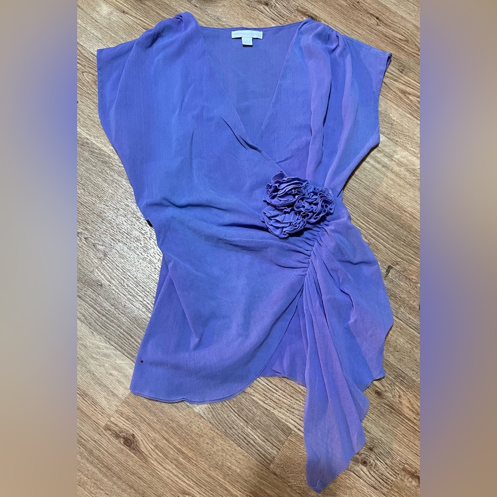 New York & Company purple shirt
